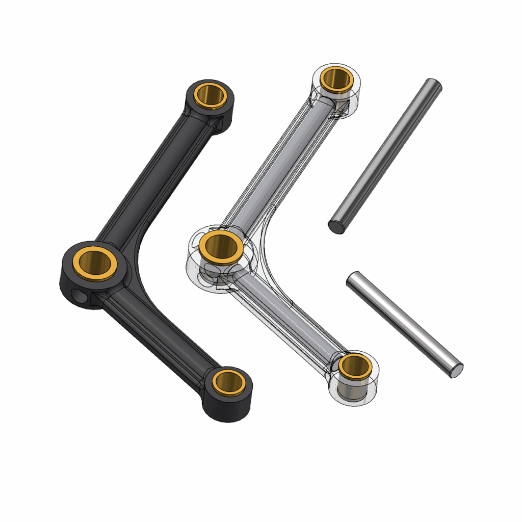 3D-Druck mit Alu Wellen als Versteifung