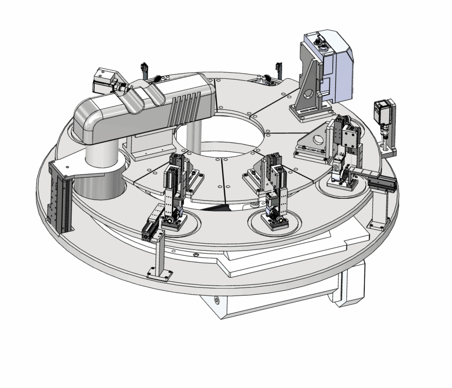 Sondermaschinenbau Konstruktion - Automatisierte Fertigungsanlage