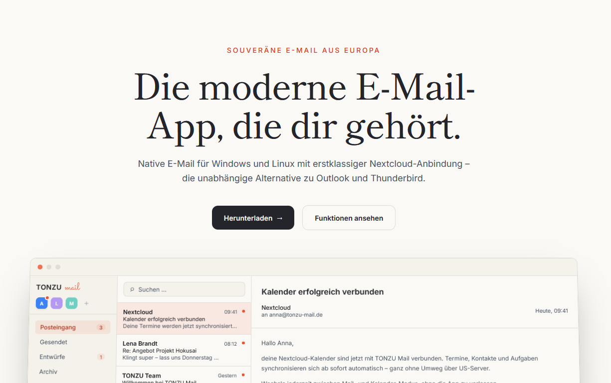 TONZU Mailsoftware